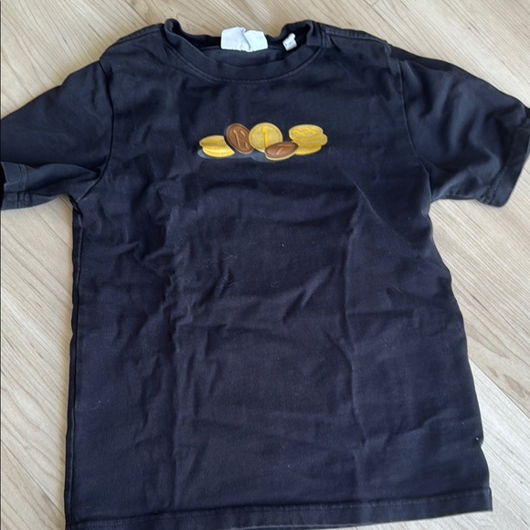 Kith Kids Shirt in Black with Gold Accents - Picture 1 of 7